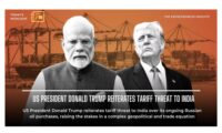 US President Donald Trump Reiterates Tariff Threat To India